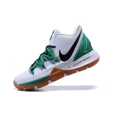 Nike Erkek Kyrie 5 Beyaz / Turkuaz Basketbol Ayakkabısı Türkiye - Y9SW390V